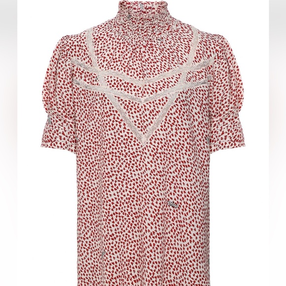 ZADIG AND VOLTAIRE
Tupelo Heart Blouse Size M - Picture 5 of 7